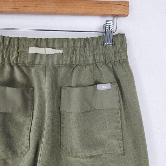 FIGS Pants Womens Small Green Joggers High Rise Scrubs Bottom Medical Uniform - Picture 10 of 12